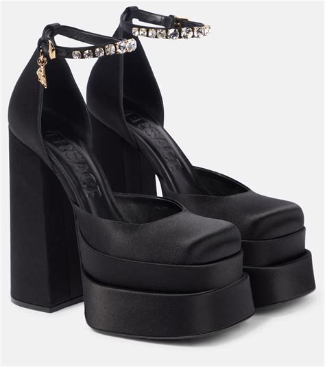 fake versace medusa slides|versace double platform pumps medusa.